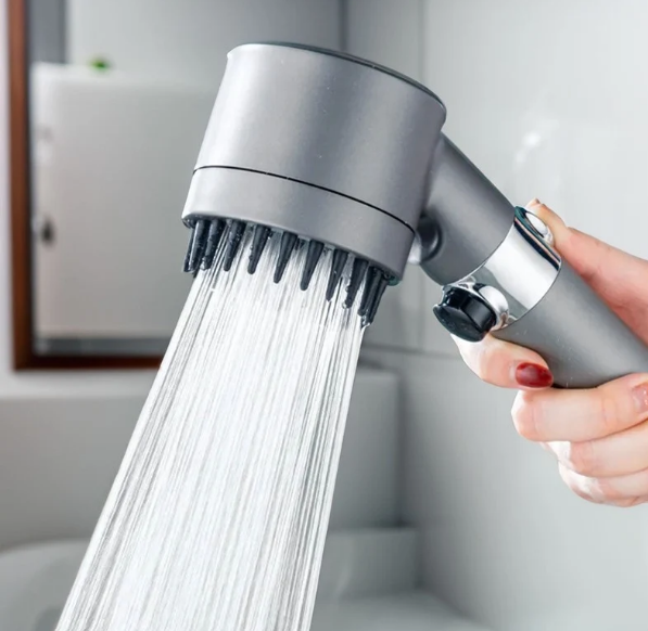 Cabezal de Ducha con Filtro - Elimina Cloro, Cal e Impurezas del Agua